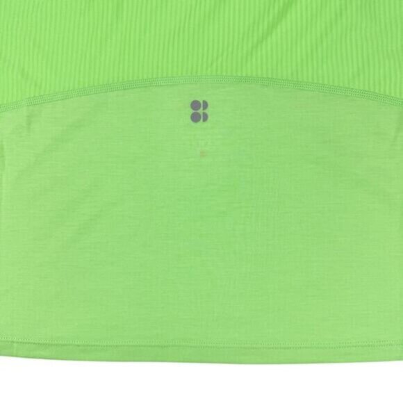 Sweaty Betty Women's Breathe Easy Crop Muscle Tank in Bright Green Size 14 - Picture 6 of 6